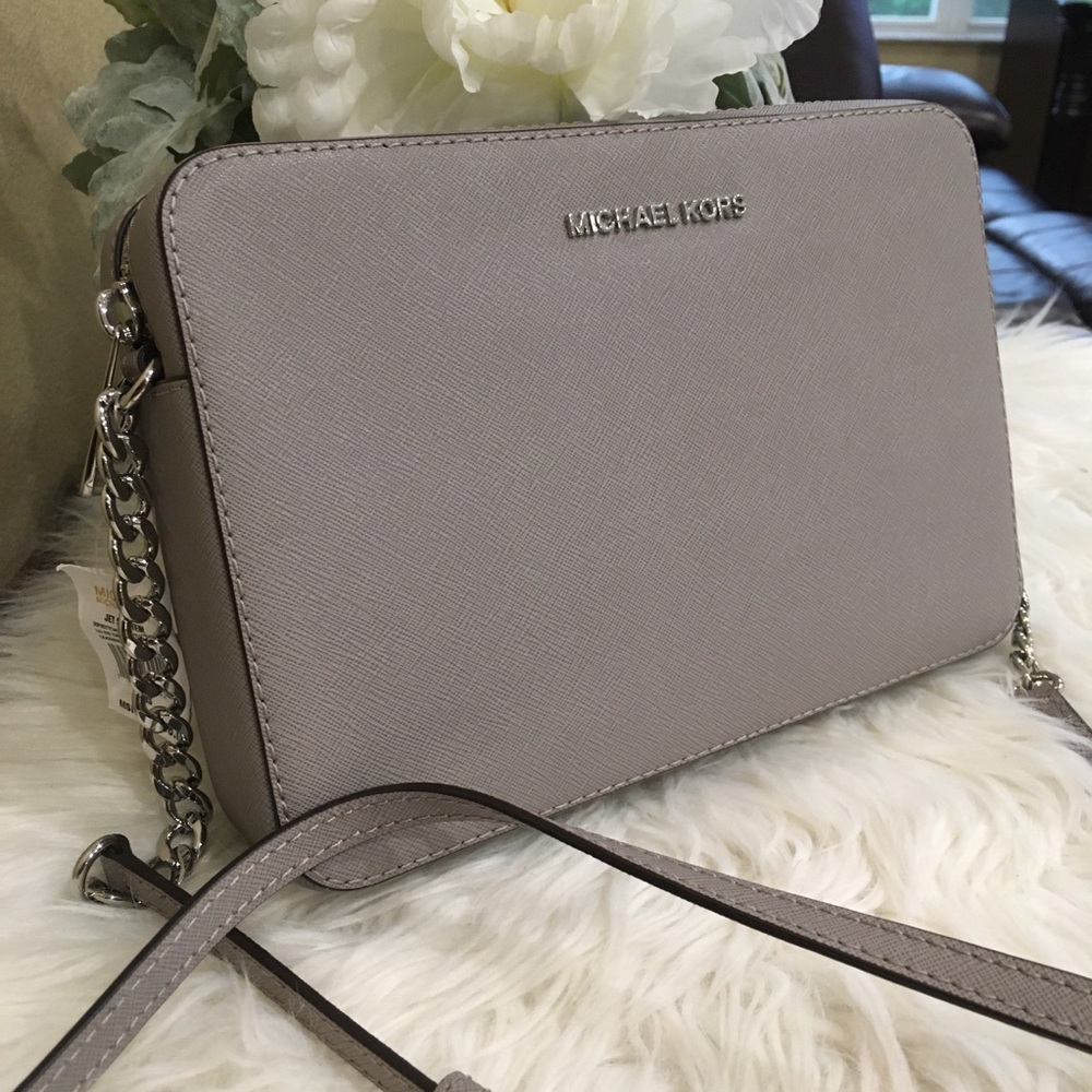 Michael Kors jet set Large crossbody shoulder bag - Picture 2 of 8